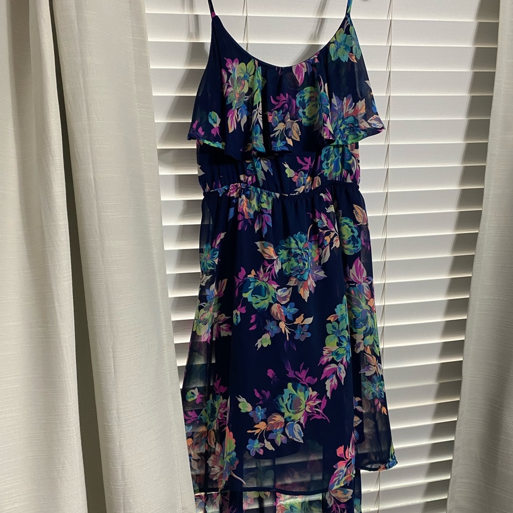 High low floral dress.